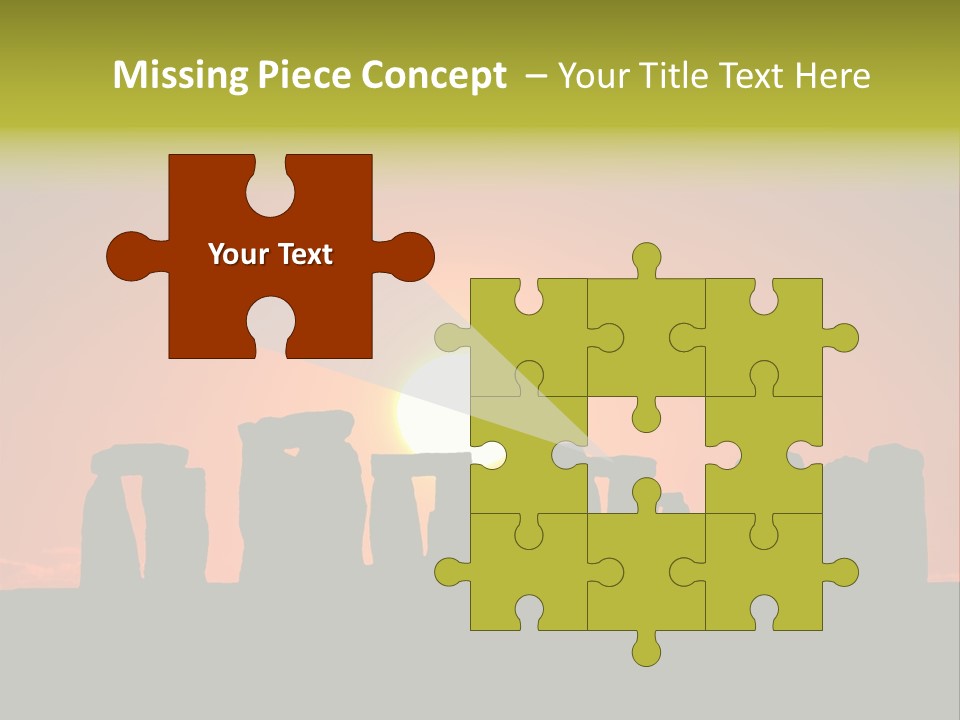 Heavenly Heaven Light PowerPoint Template