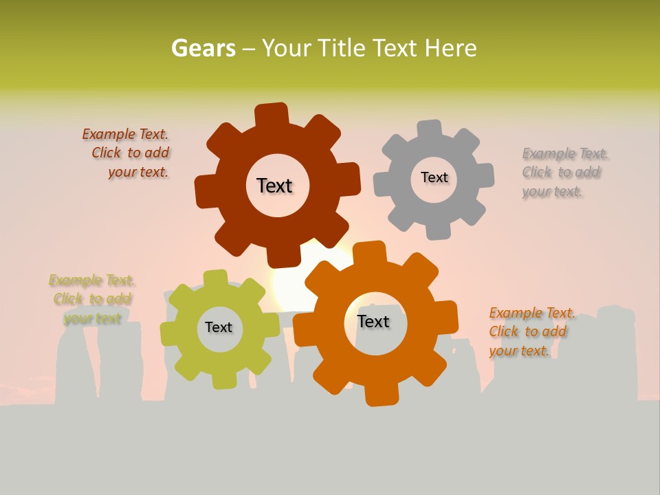 Heavenly Heaven Light PowerPoint Template