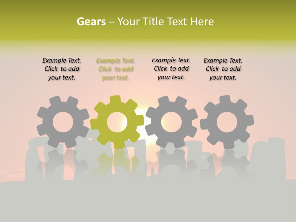 Heavenly Heaven Light PowerPoint Template