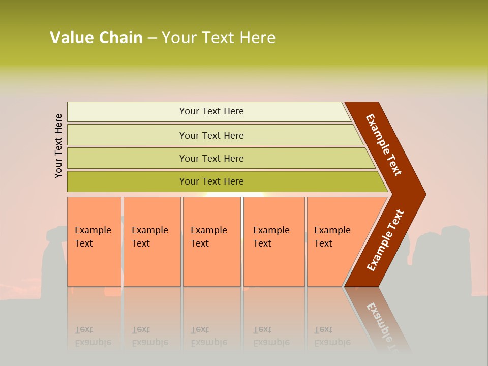 Heavenly Heaven Light PowerPoint Template