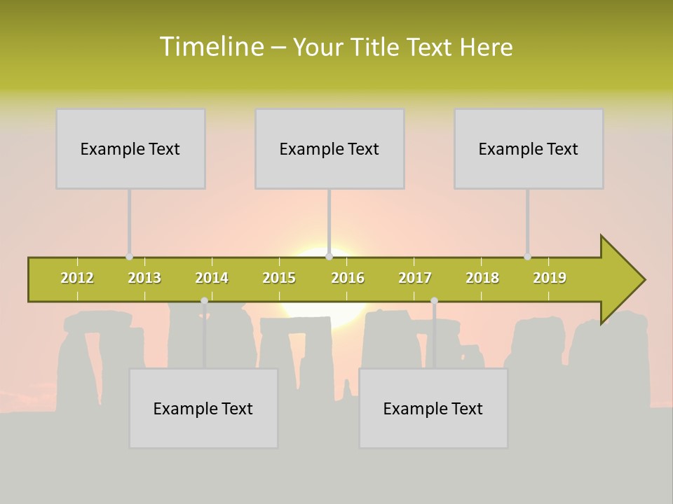 Heavenly Heaven Light PowerPoint Template
