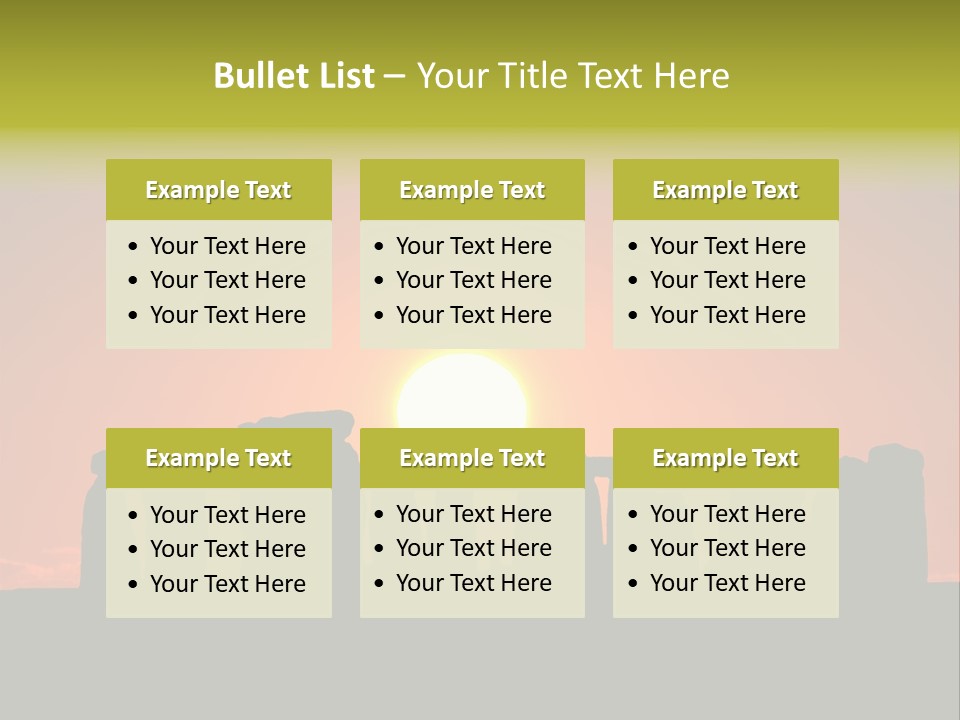 Heavenly Heaven Light PowerPoint Template