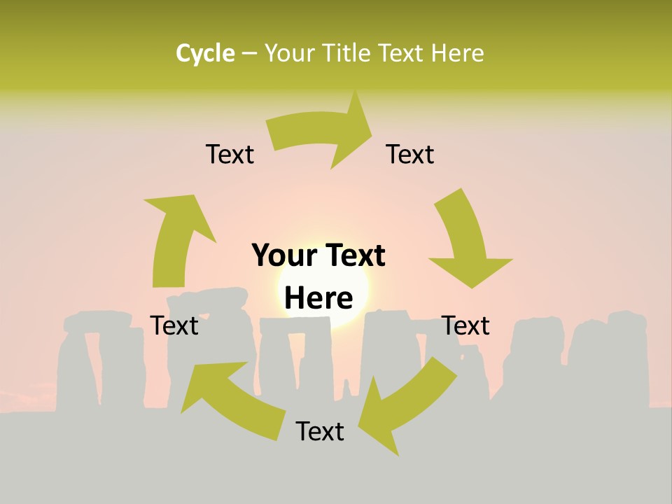 Heavenly Heaven Light PowerPoint Template