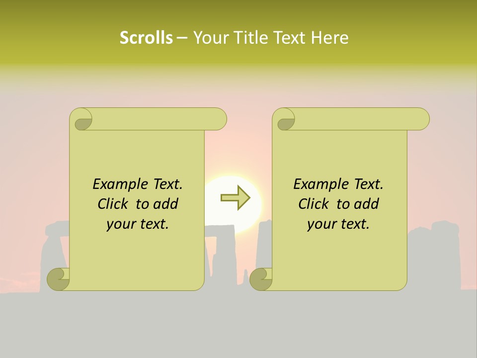 Heavenly Heaven Light PowerPoint Template
