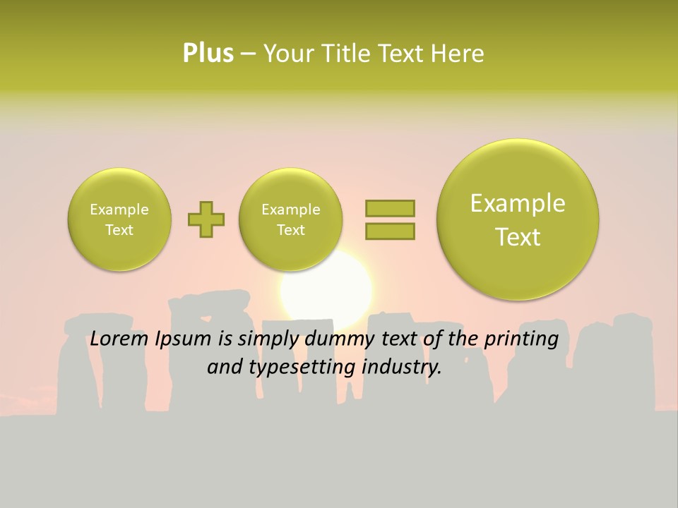 Heavenly Heaven Light PowerPoint Template