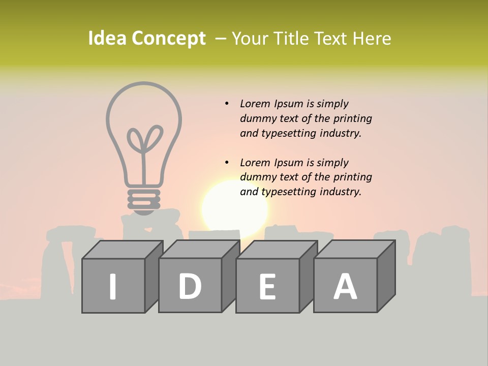 Heavenly Heaven Light PowerPoint Template