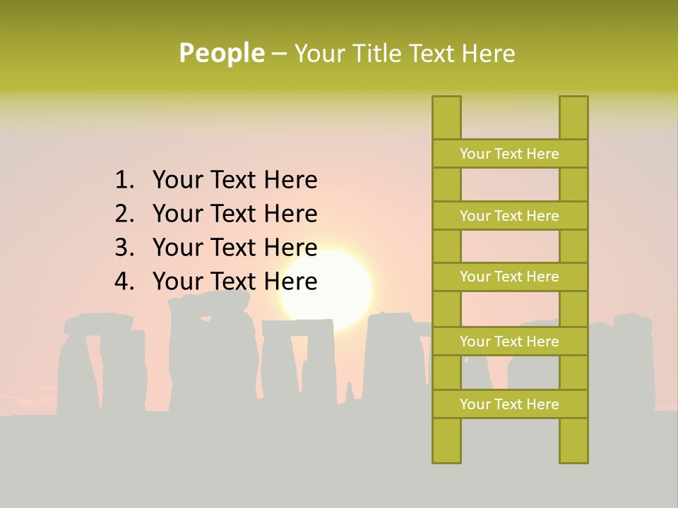 Heavenly Heaven Light PowerPoint Template