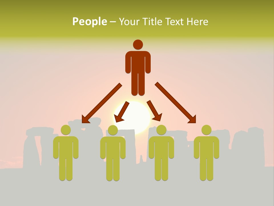 Heavenly Heaven Light PowerPoint Template