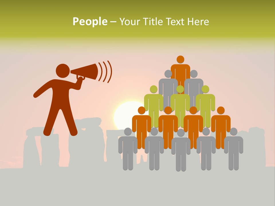 Heavenly Heaven Light PowerPoint Template