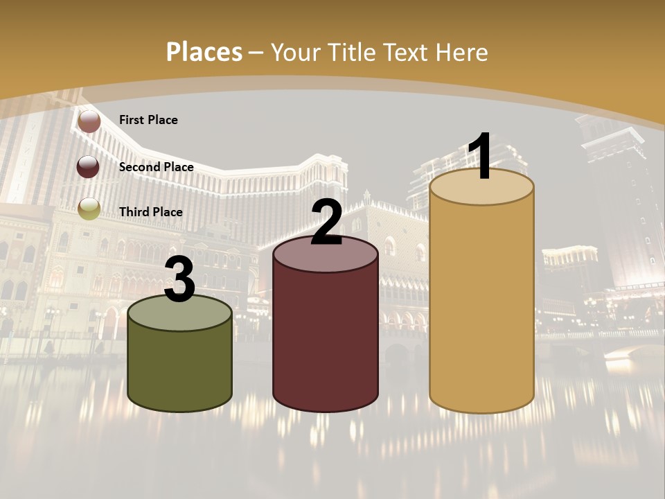 Fake Vacation Macau PowerPoint Template