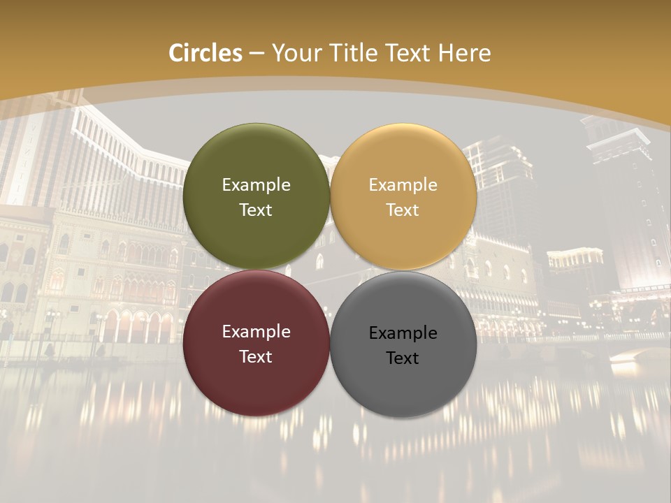 Fake Vacation Macau PowerPoint Template