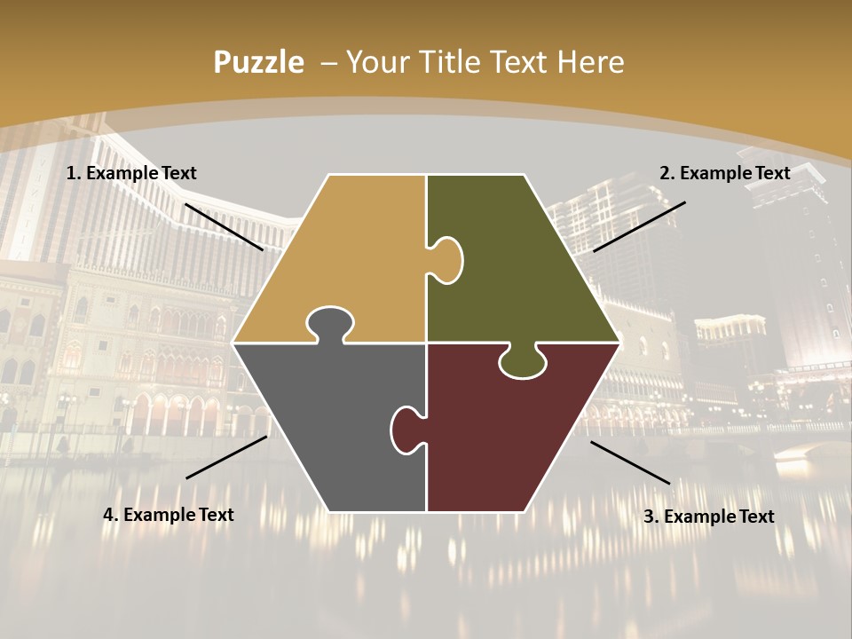 Fake Vacation Macau PowerPoint Template