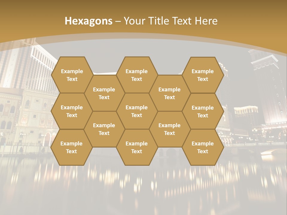 Fake Vacation Macau PowerPoint Template