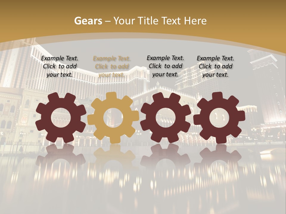 Fake Vacation Macau PowerPoint Template