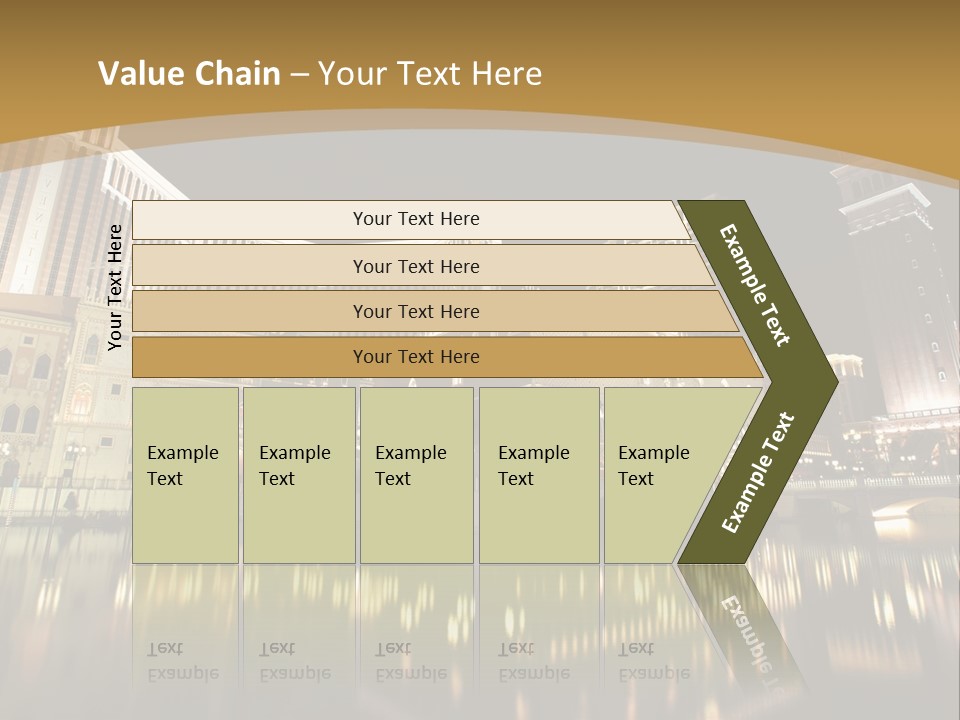 Fake Vacation Macau PowerPoint Template
