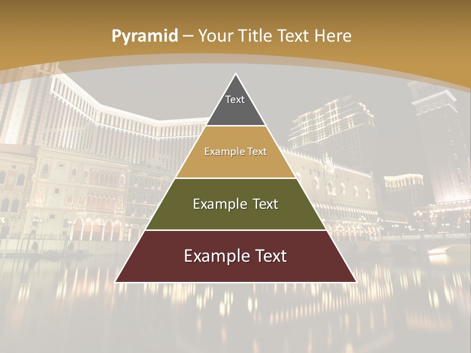 Fake Vacation Macau PowerPoint Template