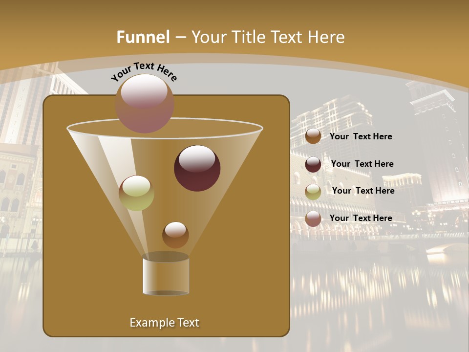 Fake Vacation Macau PowerPoint Template