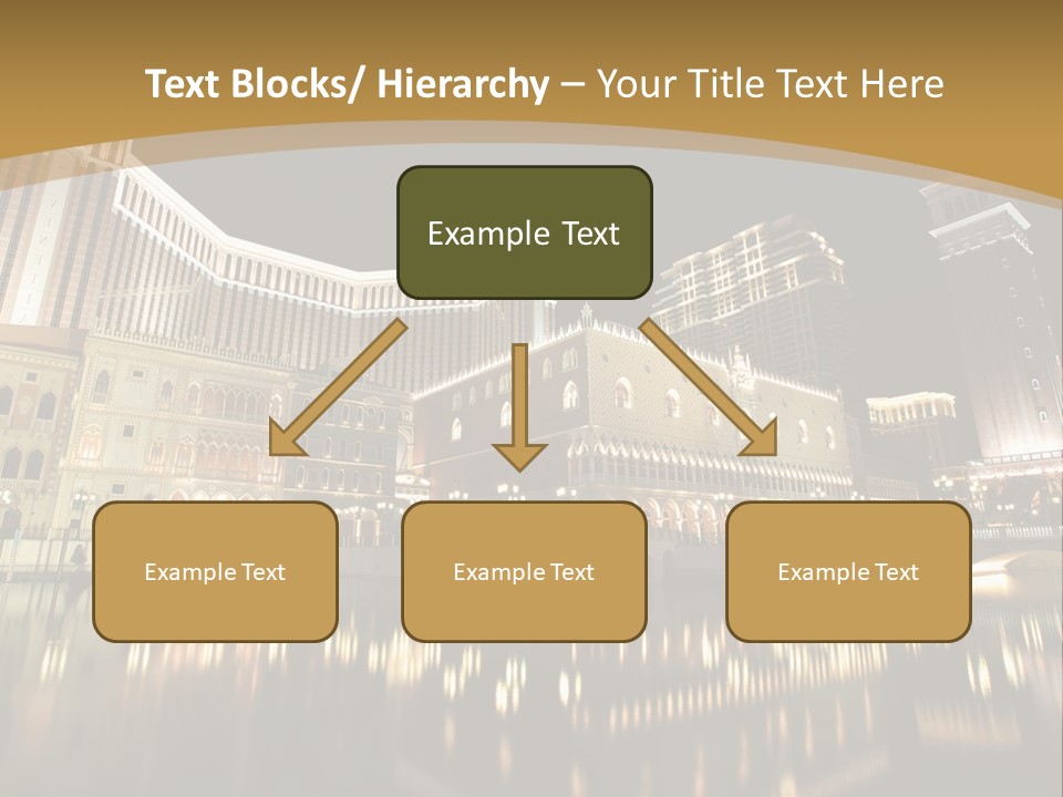 Fake Vacation Macau PowerPoint Template