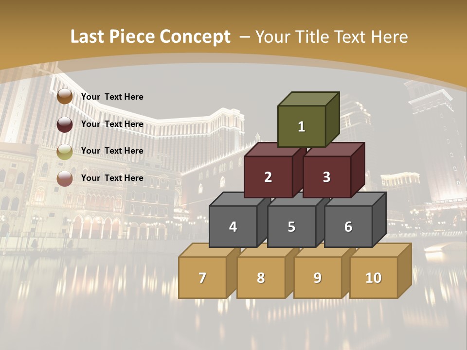 Fake Vacation Macau PowerPoint Template