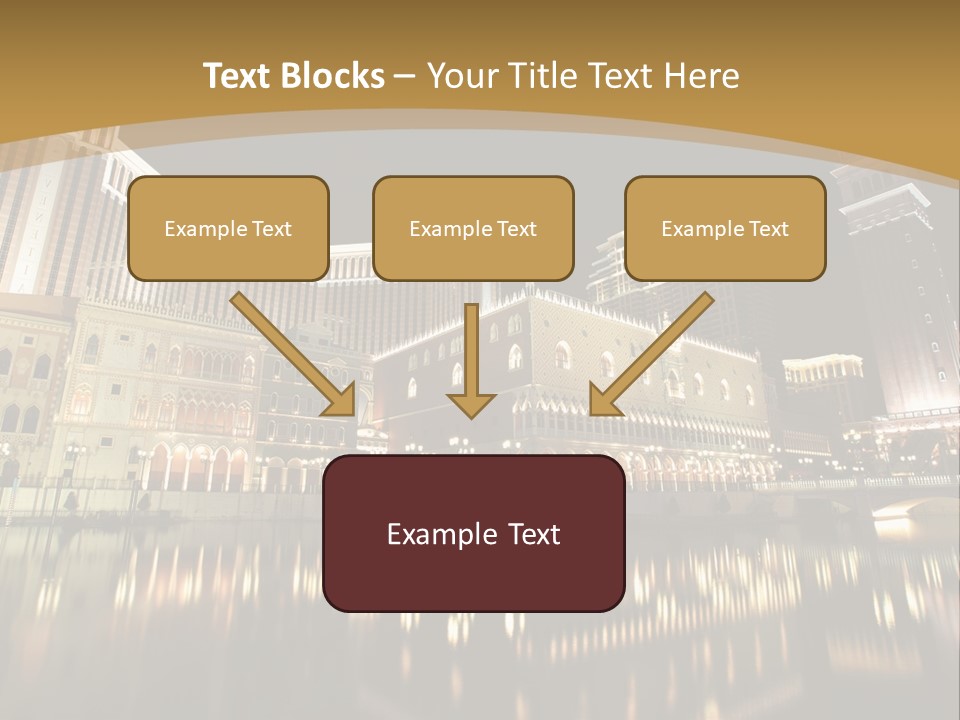 Fake Vacation Macau PowerPoint Template