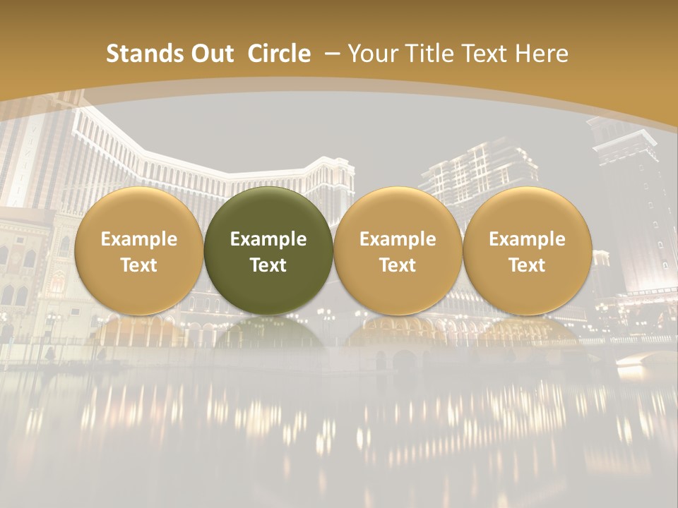 Fake Vacation Macau PowerPoint Template