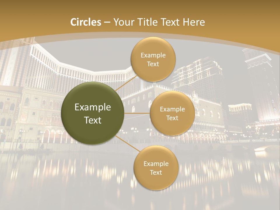 Fake Vacation Macau PowerPoint Template