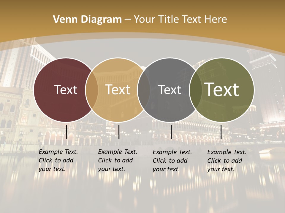 Fake Vacation Macau PowerPoint Template