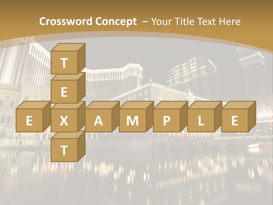 Fake Vacation Macau PowerPoint Template