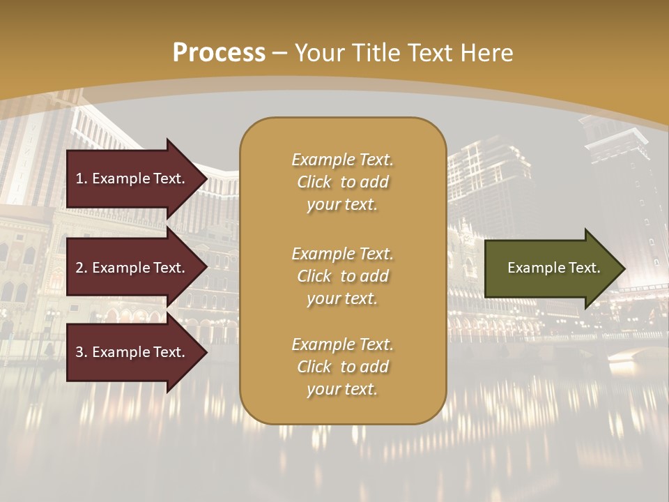 Fake Vacation Macau PowerPoint Template