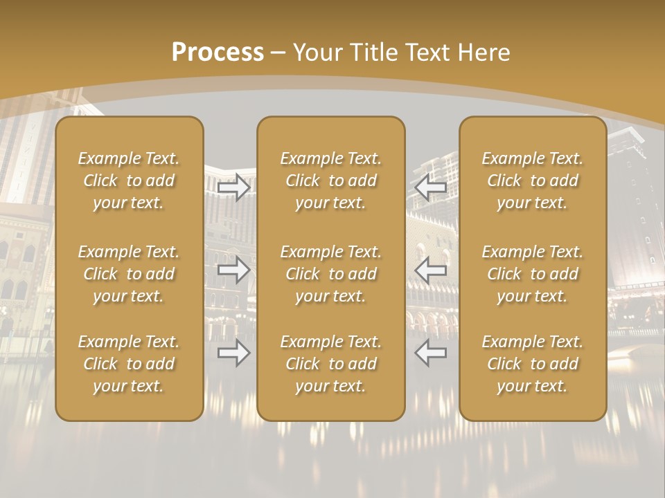 Fake Vacation Macau PowerPoint Template