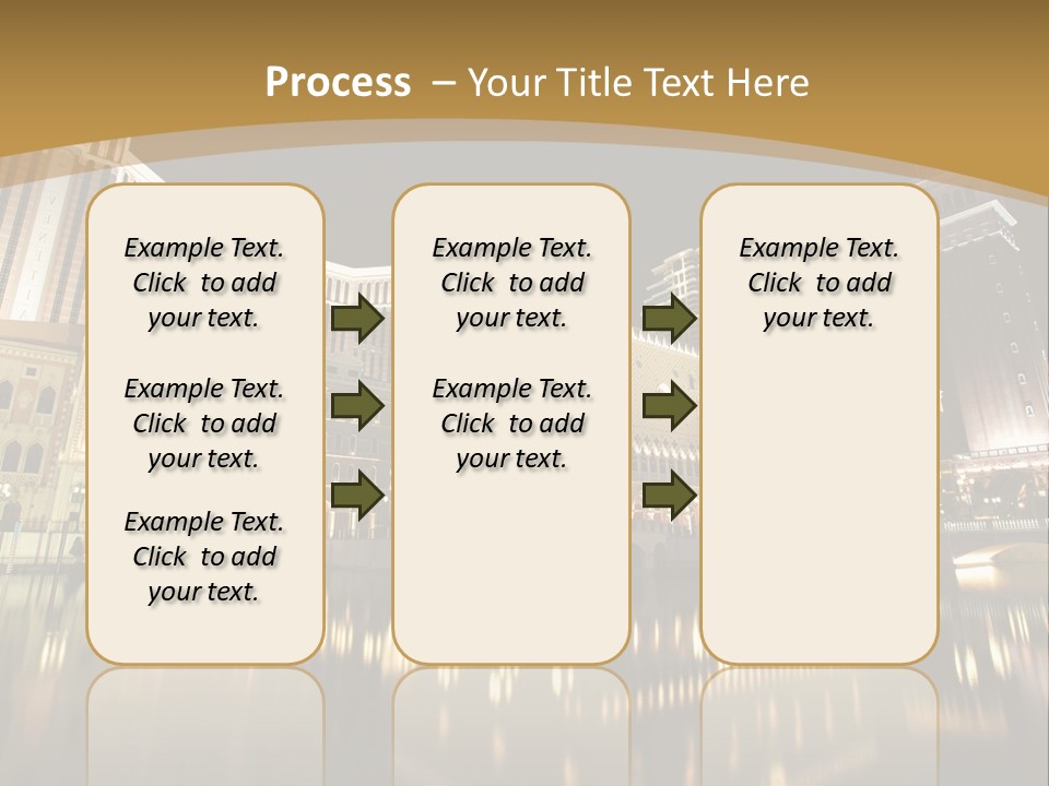 Fake Vacation Macau PowerPoint Template