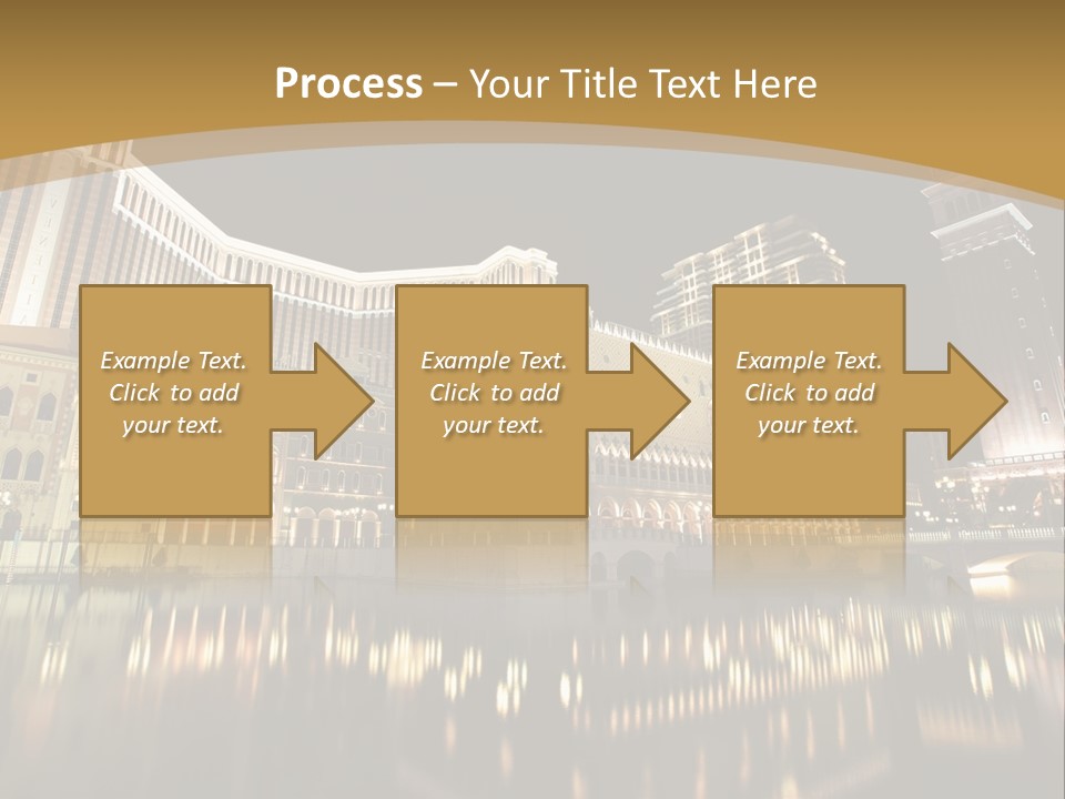 Fake Vacation Macau PowerPoint Template