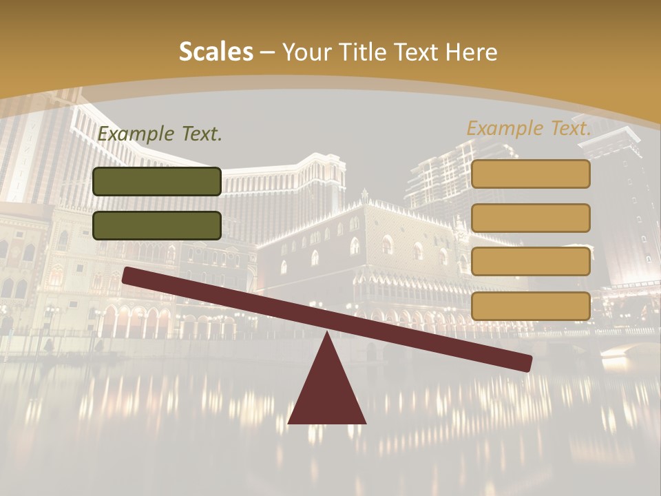 Fake Vacation Macau PowerPoint Template