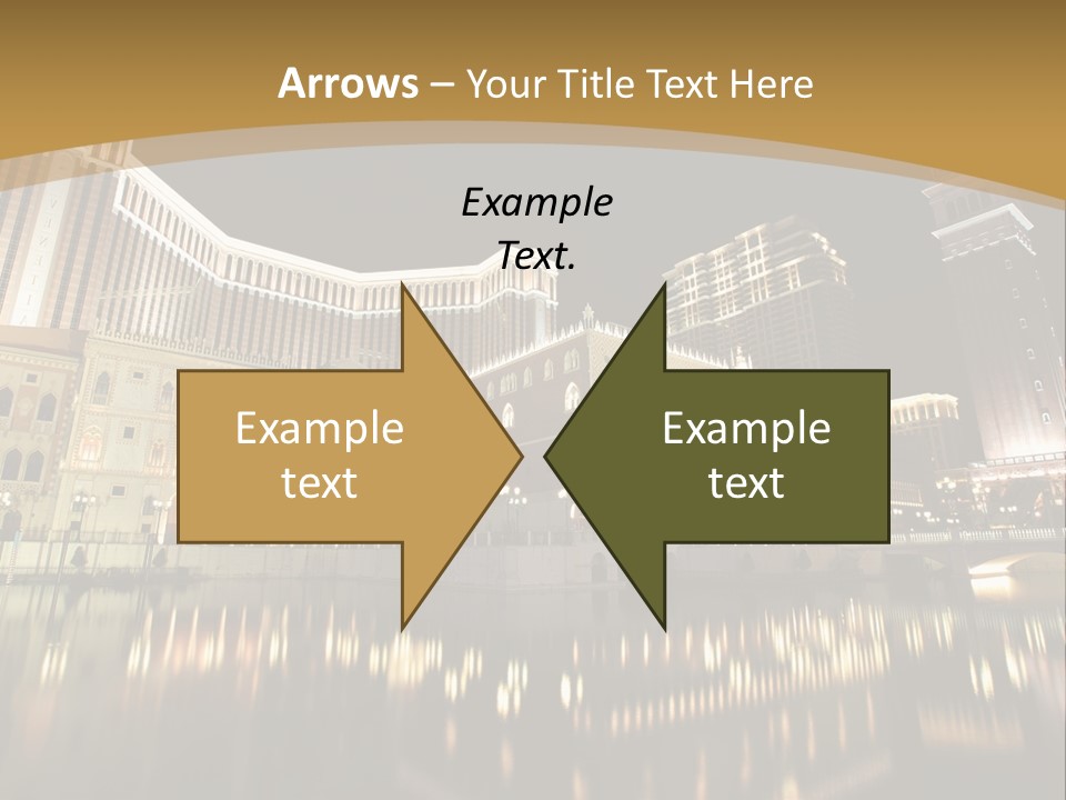 Fake Vacation Macau PowerPoint Template