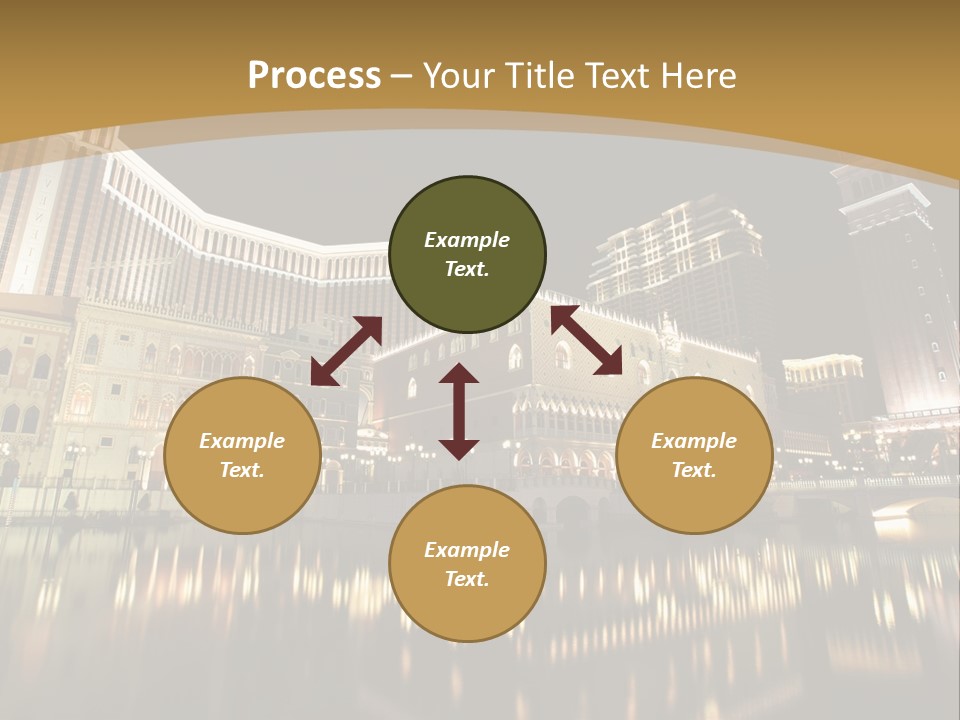 Fake Vacation Macau PowerPoint Template