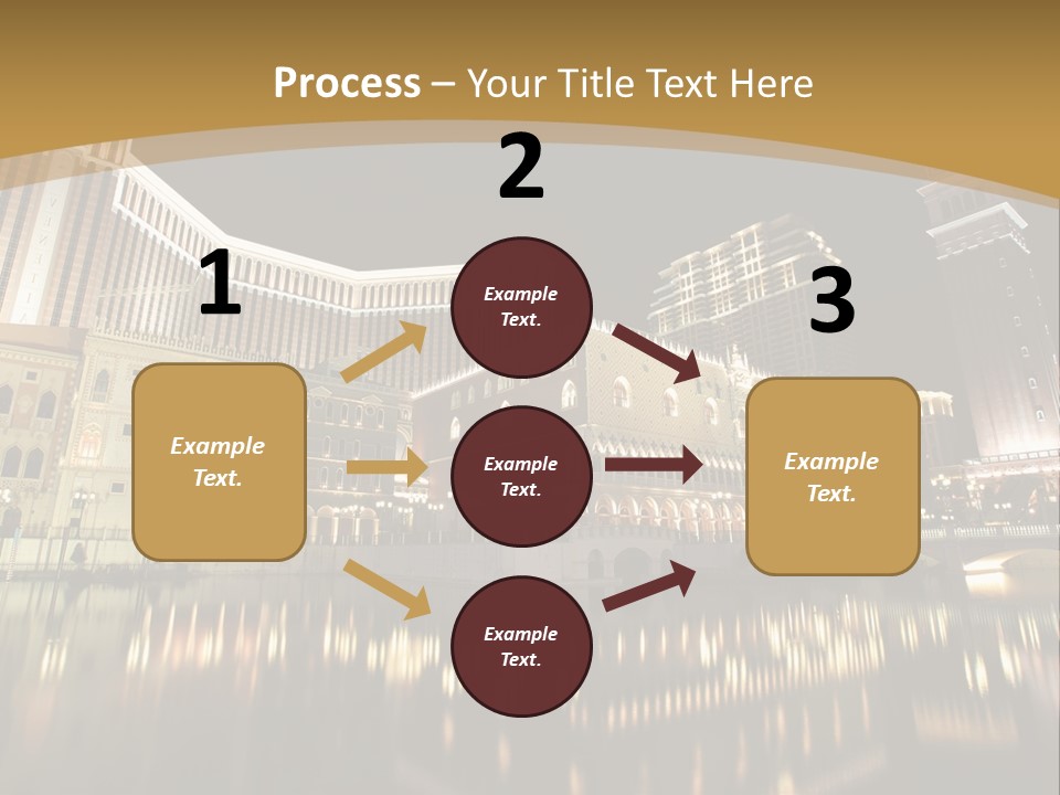 Fake Vacation Macau PowerPoint Template