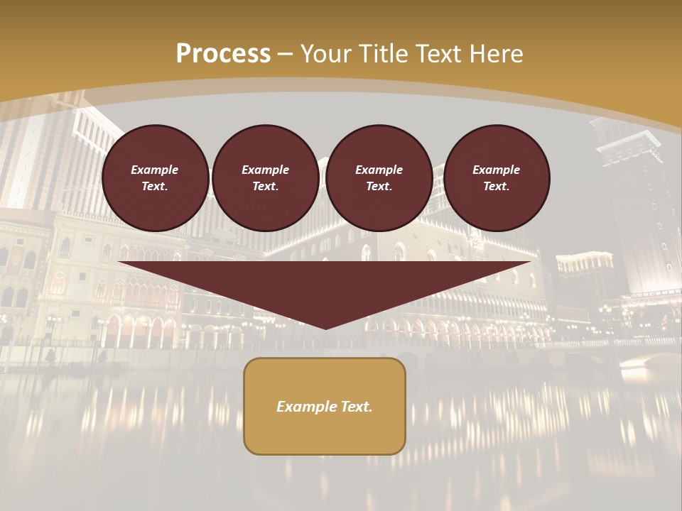 Fake Vacation Macau PowerPoint Template