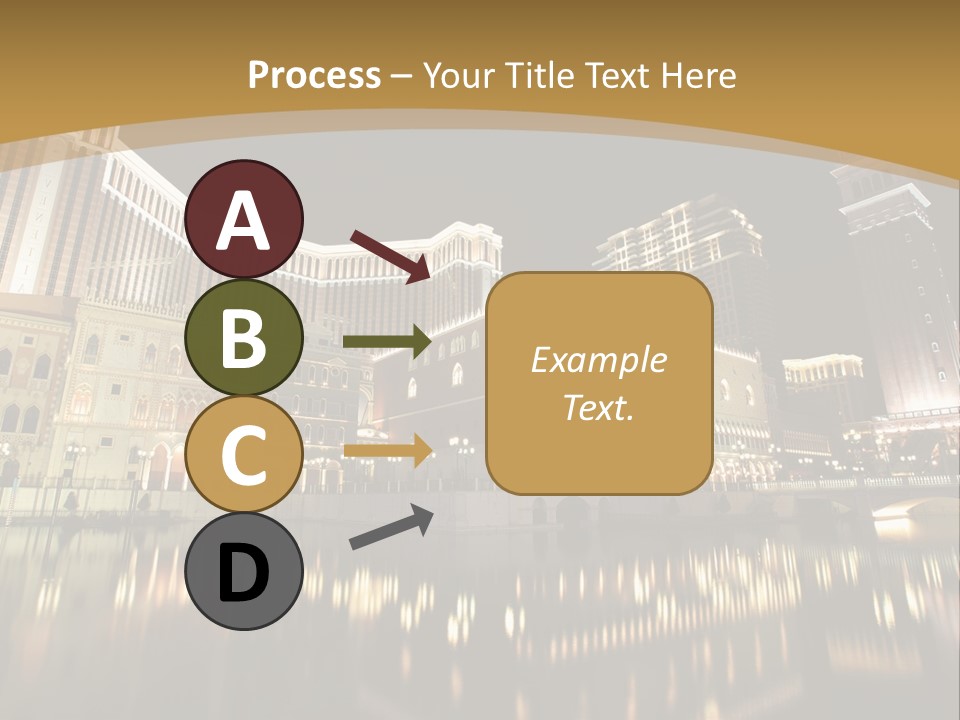 Fake Vacation Macau PowerPoint Template