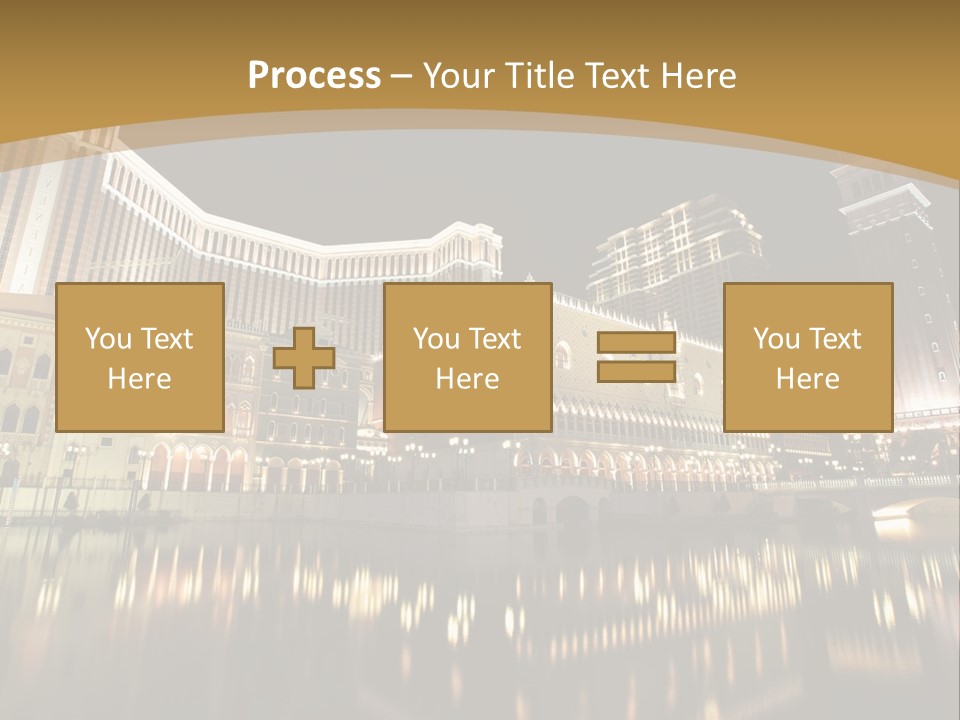 Fake Vacation Macau PowerPoint Template