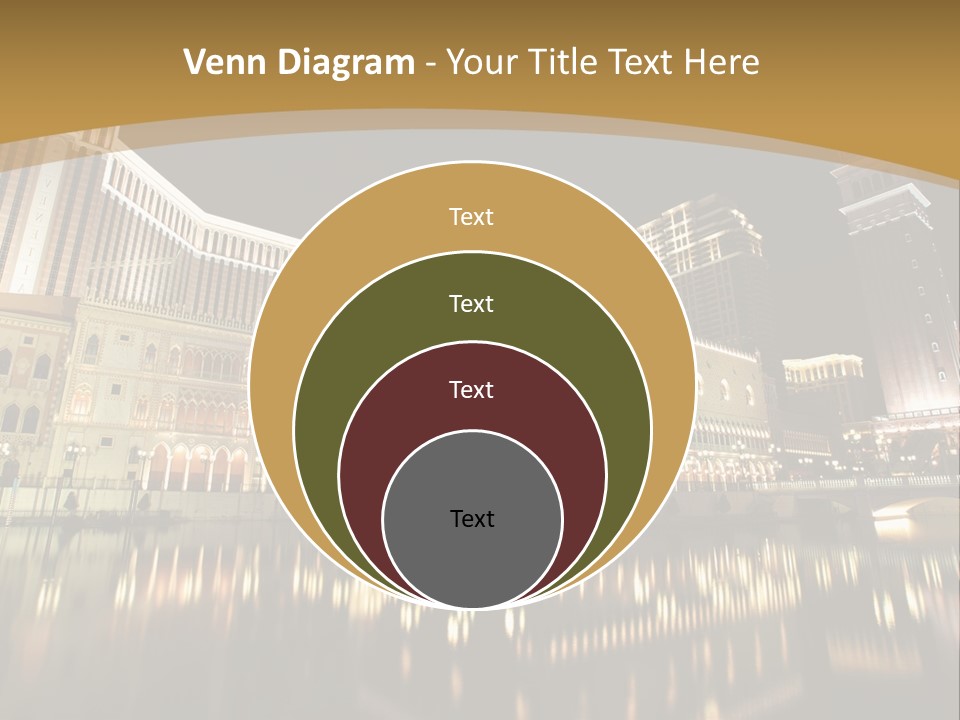 Fake Vacation Macau PowerPoint Template