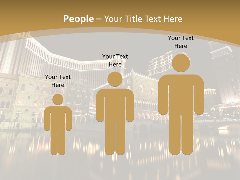 Fake Vacation Macau PowerPoint Template