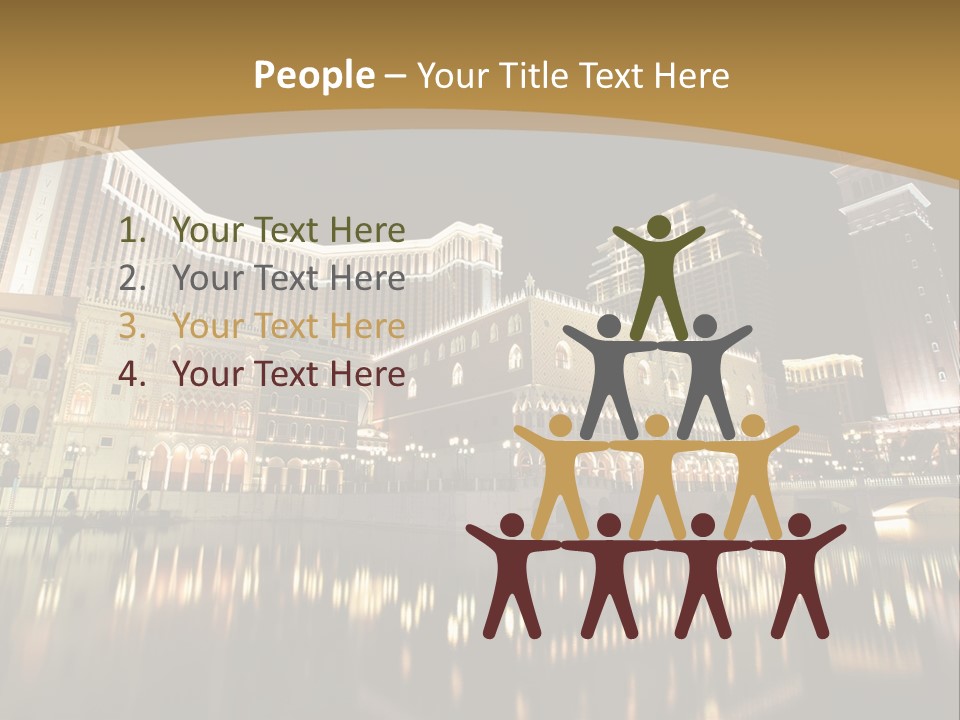 Fake Vacation Macau PowerPoint Template