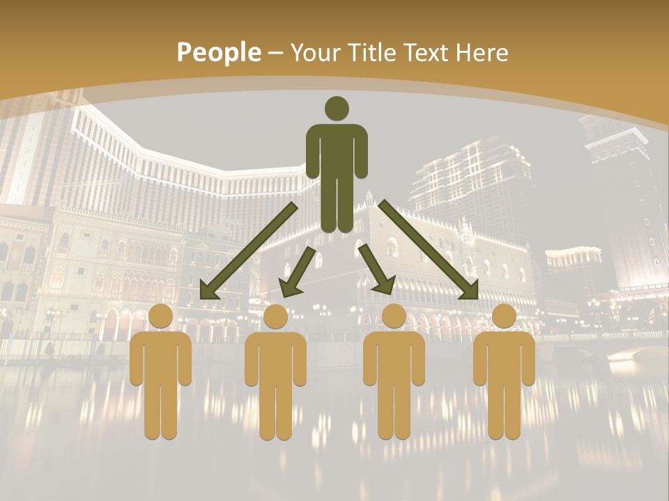 Fake Vacation Macau PowerPoint Template