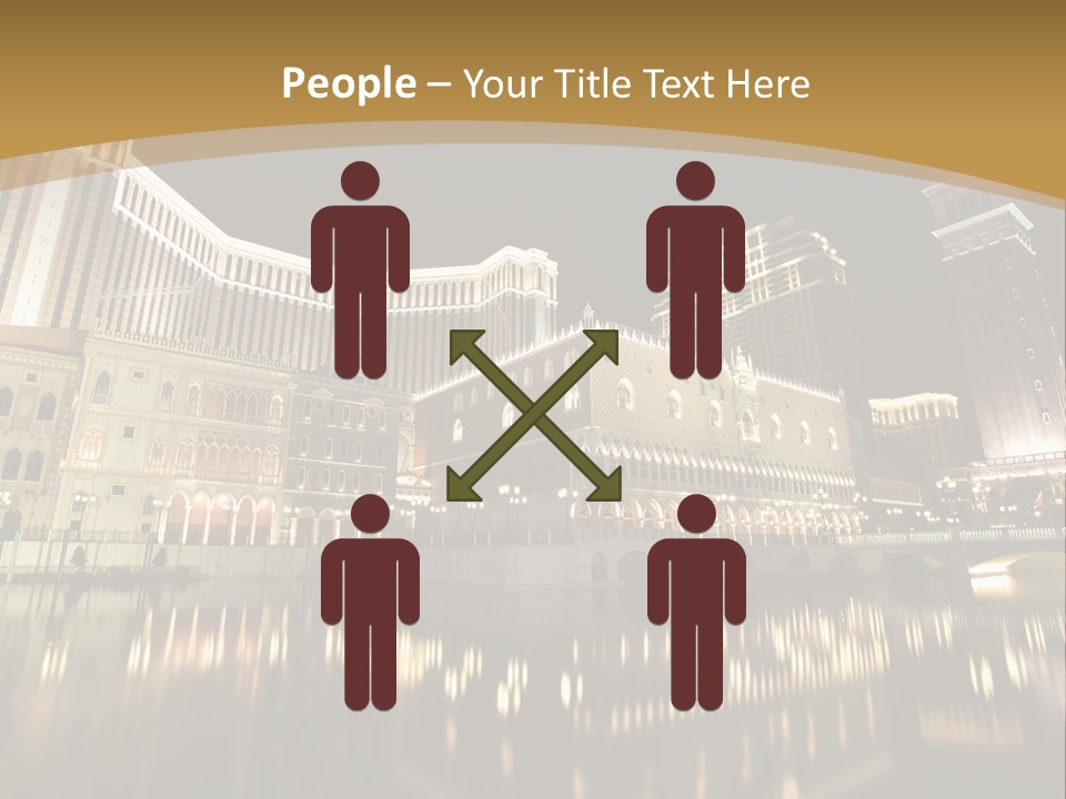 Fake Vacation Macau PowerPoint Template