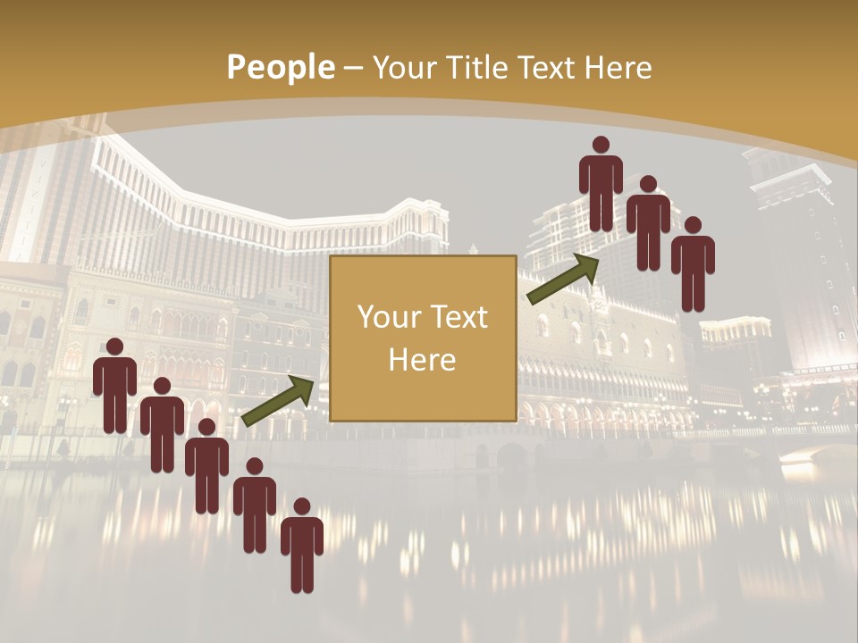 Fake Vacation Macau PowerPoint Template