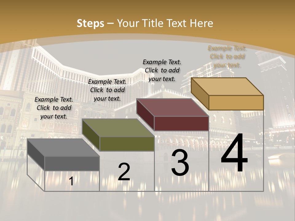 Fake Vacation Macau PowerPoint Template