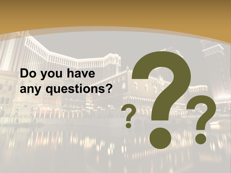 Fake Vacation Macau PowerPoint Template