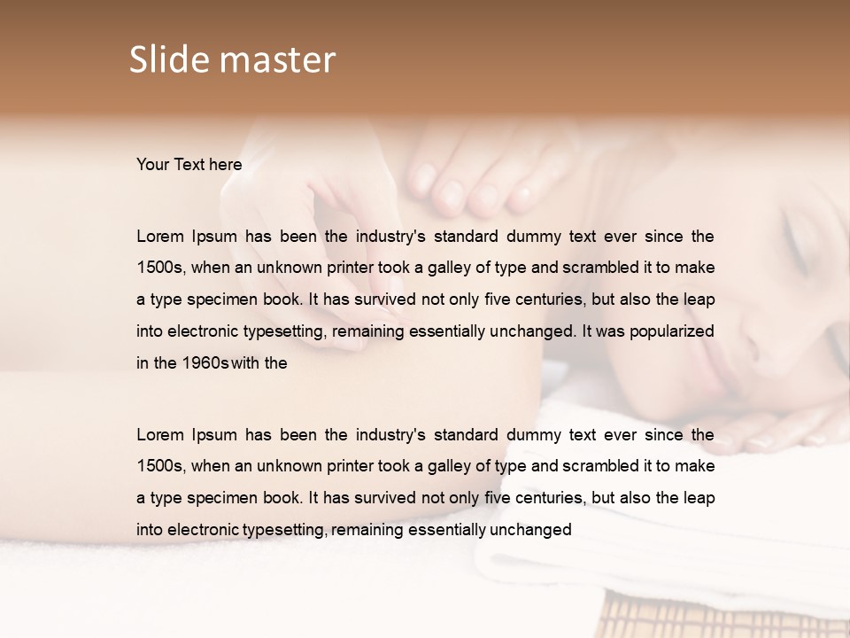 Spa Body Therapy PowerPoint Template