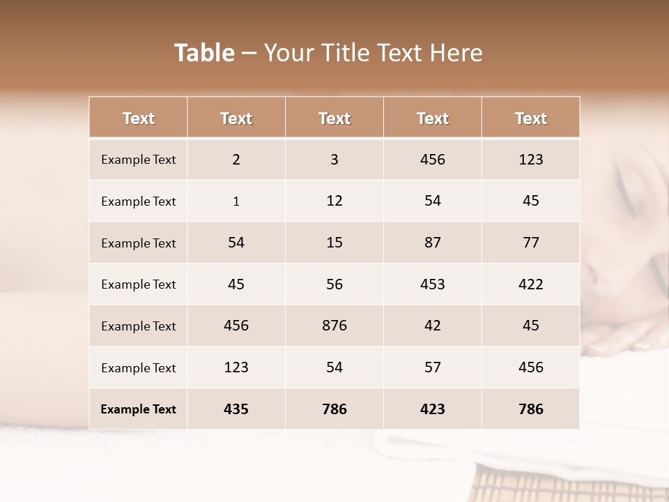 Spa Body Therapy PowerPoint Template