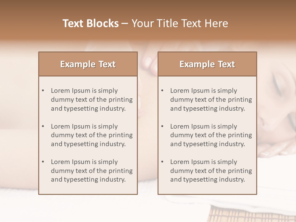 Spa Body Therapy PowerPoint Template